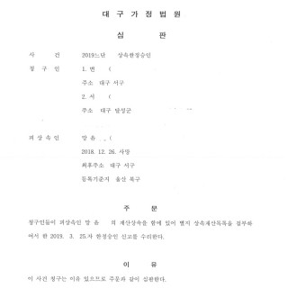 대구한정승인 결정 #7