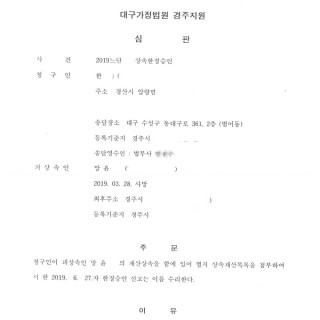 대구한정승인 결정 #11